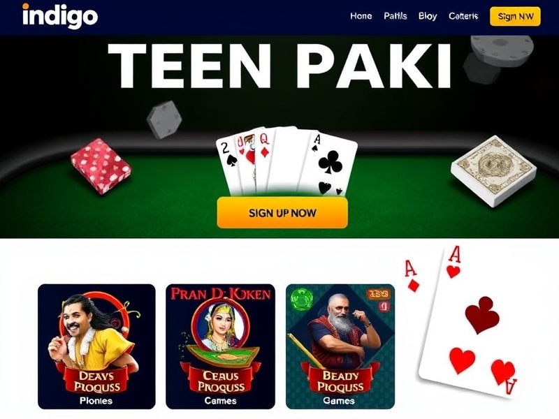 Teen Patti Indigo is a premium platform for playing classic Indian card games like Teen Patti and Poker.